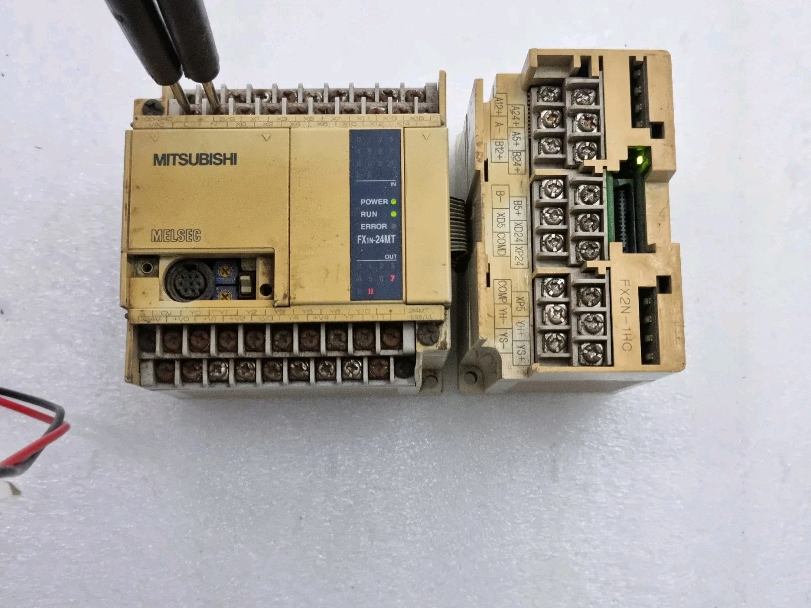 Mitsubishi FX1n-24MT-ESS/UL Programmable Controller With FX2n-1HC Module (Used)